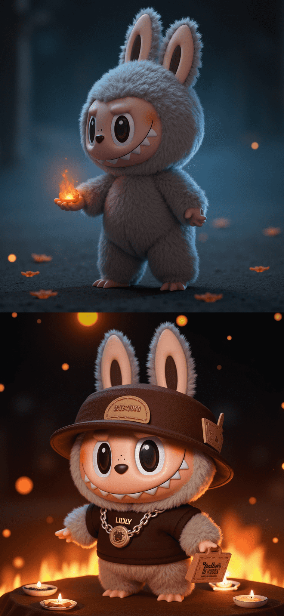 Lindo Fondo de pantalla del teléfono móvil de labubu - Torchlight