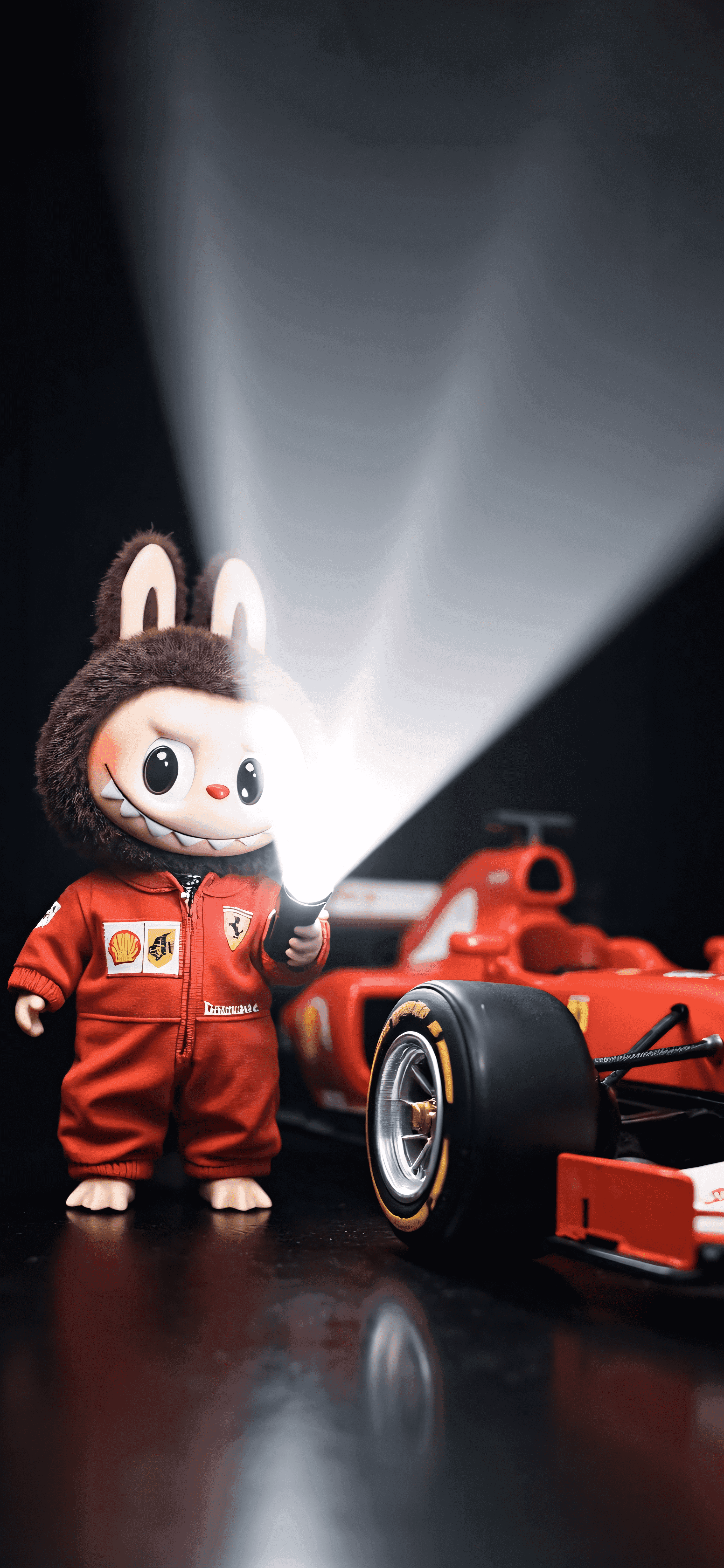 Racing driver Labubu
