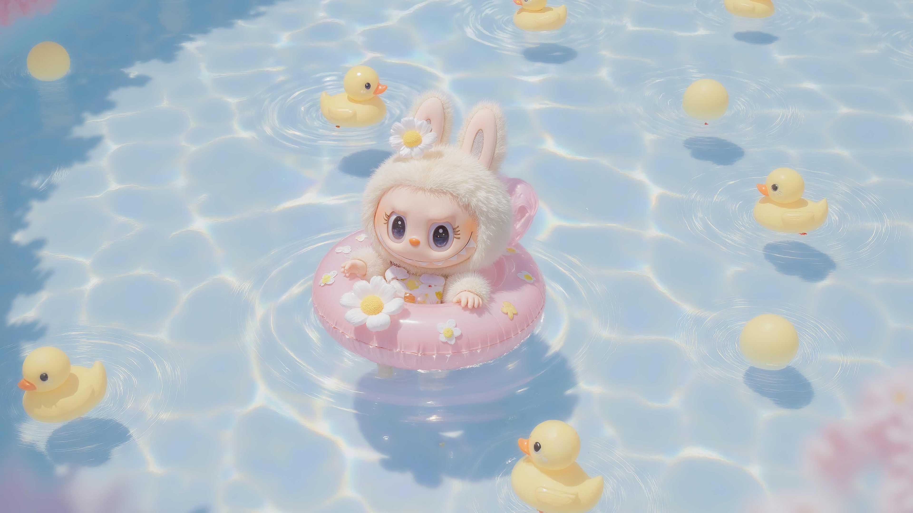 Pink Labubu Water Park