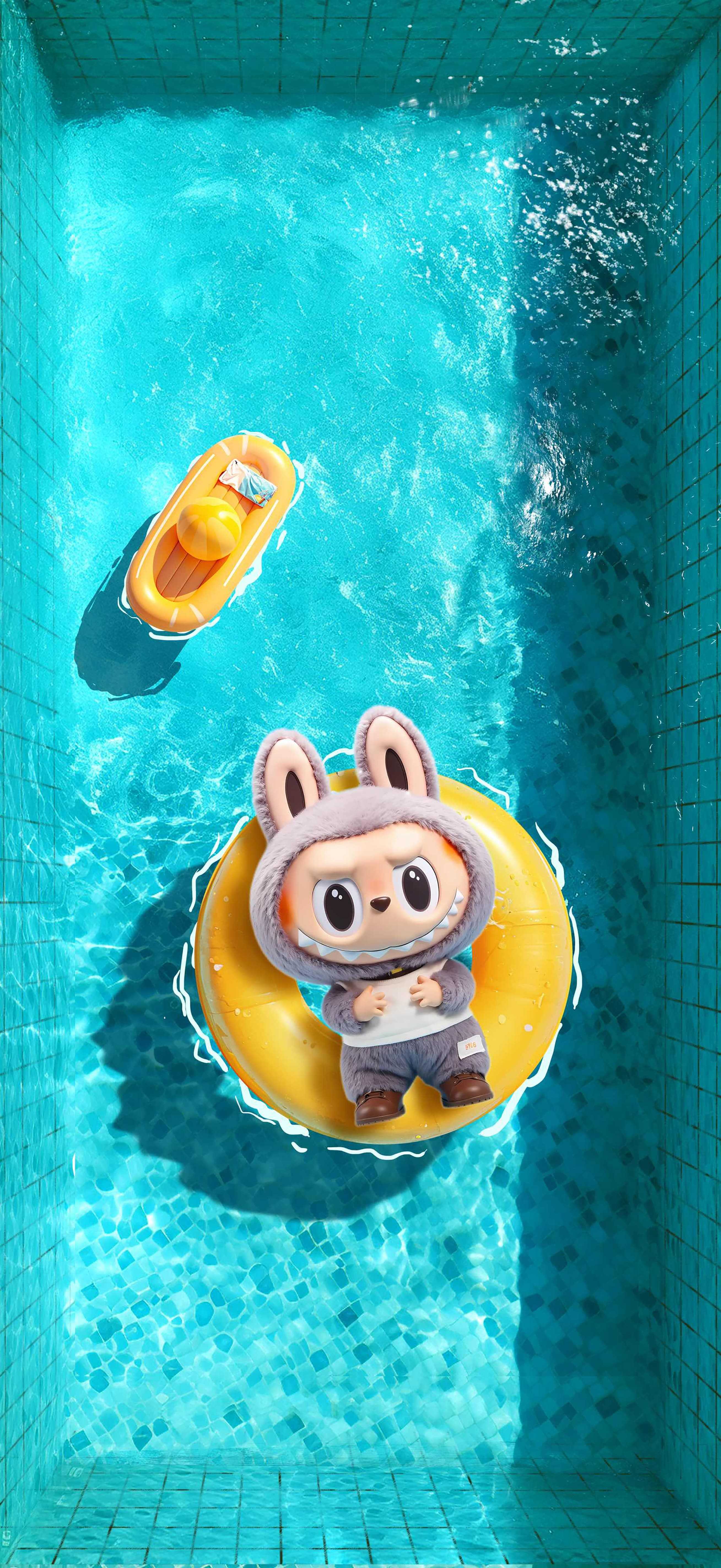 Cool Summer in Grey LABUBU