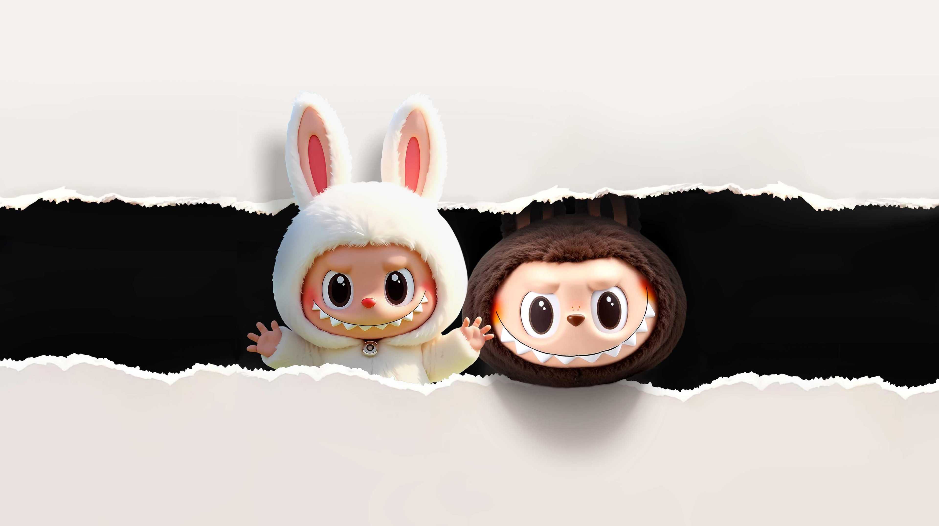 Breaking Out of the Screen - LABUBU's Secret Plan: The Plot between Rabbit Ears and Brown Hair