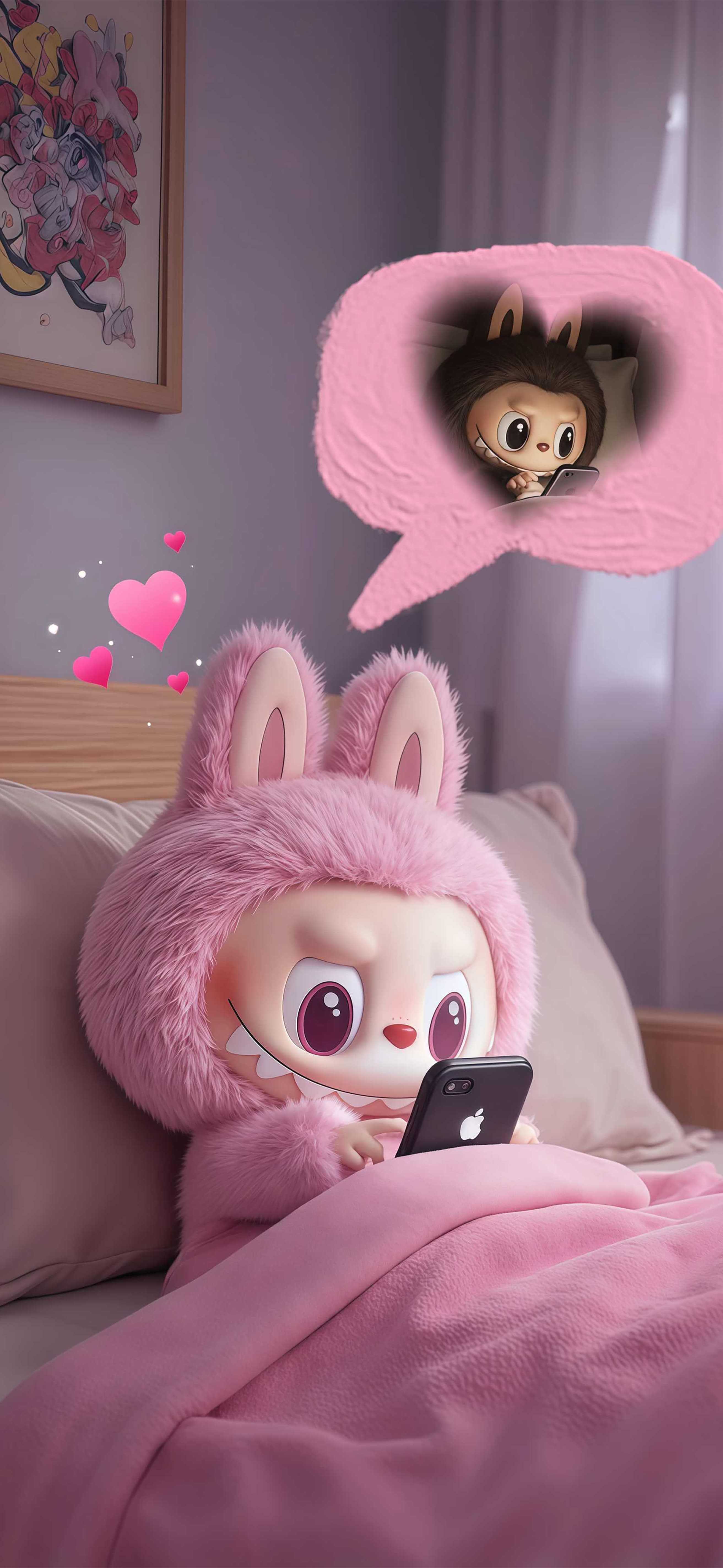 Couples - Romantic Memories of Pink LABUBU