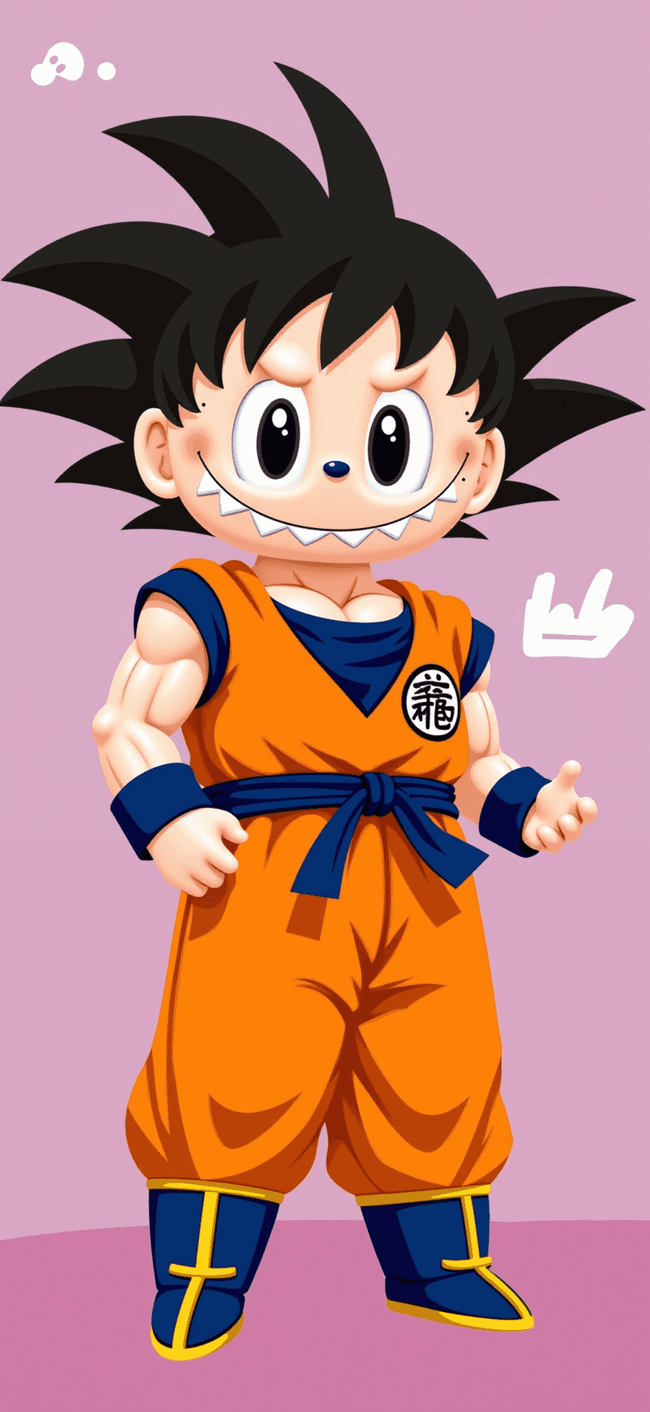 Super Saiya Labubu travels through Doctor Strange's multiverse