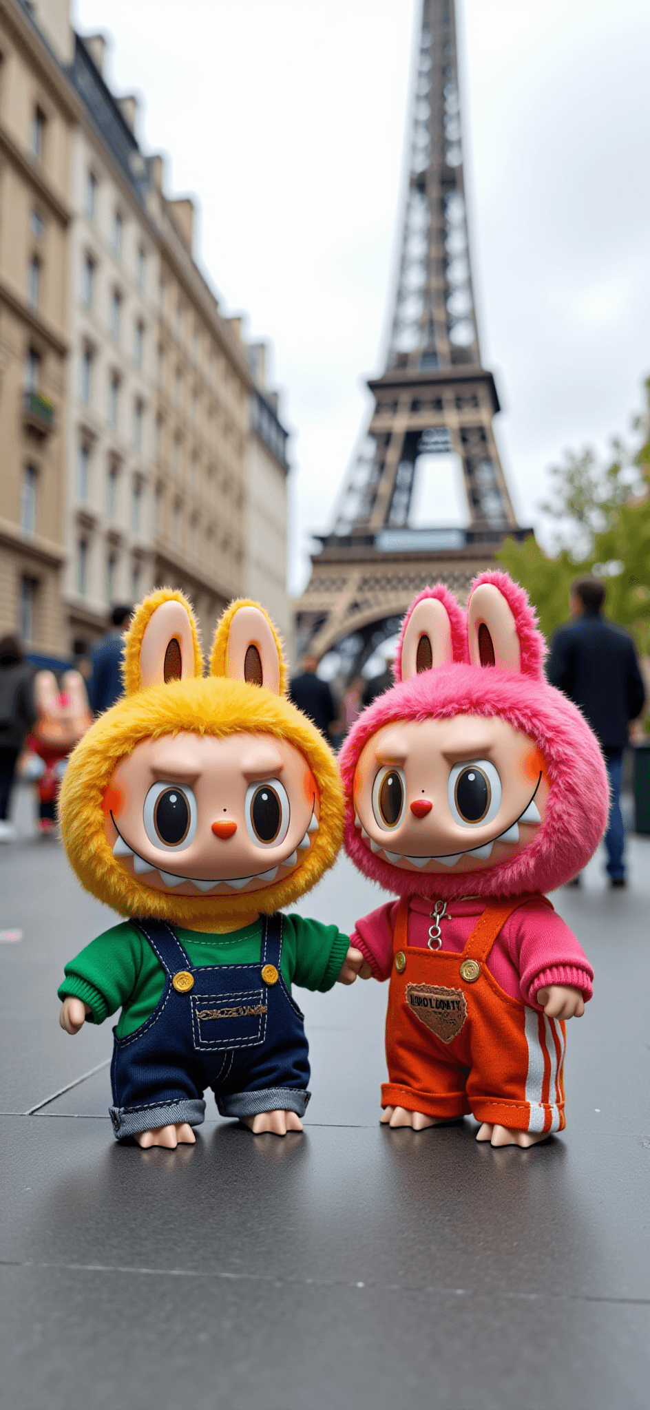 Cute Labubu Mobile Wallpaper - Labubu Man and Labub