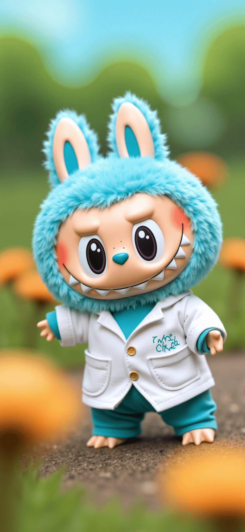 Labubu Little Scientists Explore Moments | Cute Lab Wallpaper