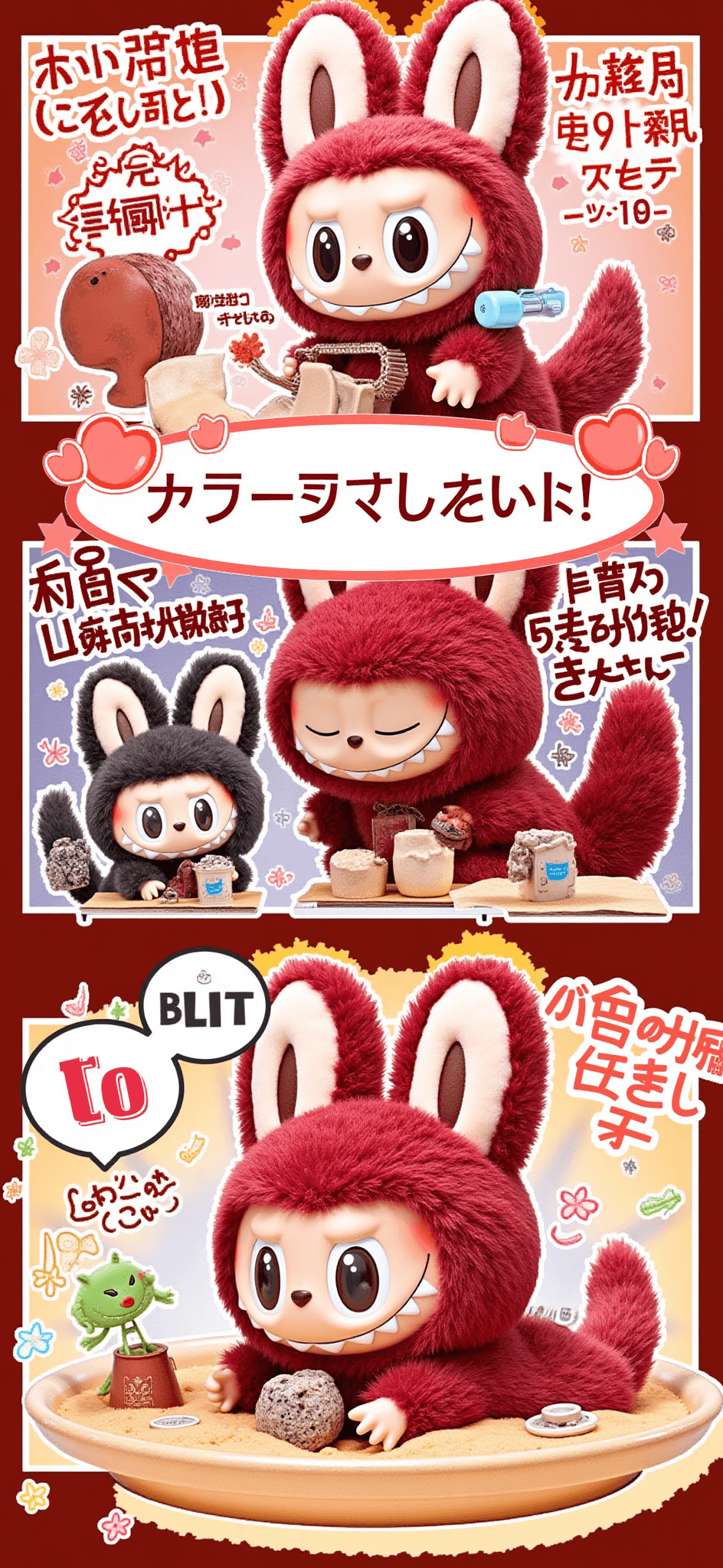 可爱Labubu手机壁纸 - Live lighter